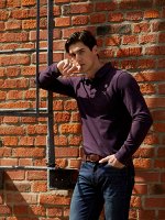 Джемпер с воротом &quot;поло&quot; длин.рукав муж BeGood AW20MJ273A Human Nature