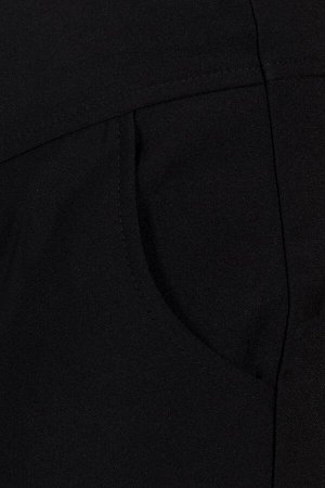 Юбка 3162 Цвет - чёрный. Ткань - анжелика (костюмная ткань). Состав - 95% полиэстер, 5% эластан.  Классическая юбка-карандаш подойдет для составления базового гардероба. Функциональные карманы обеспеч