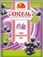 Кисель чёрно-смородиновый