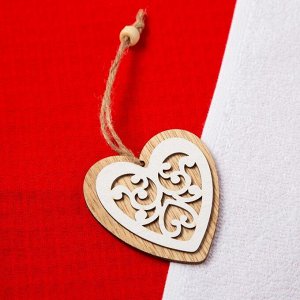 Набор полотенец LoveLife «Сердце» : вафля 35х60 см, махра 30х30 см + игрушка