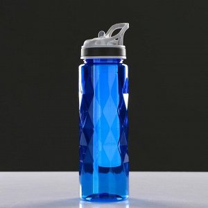 Бутылка для воды 700 мл "Shapes", с поильником, микс, 7х25 см