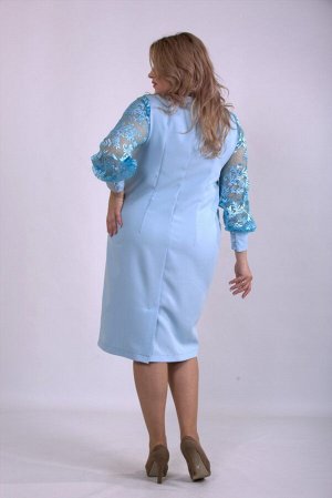 Платье 1152-1 голубой