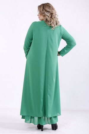 Платье 1360-3 зеленый