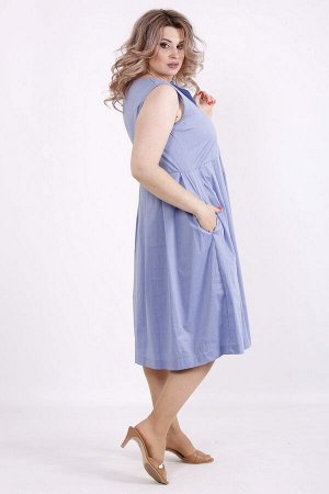 Платье 1534-3 голубой