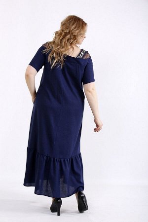 Платье 1096-3 синее