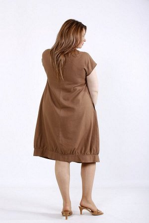 Платье 1214-1 шоколад