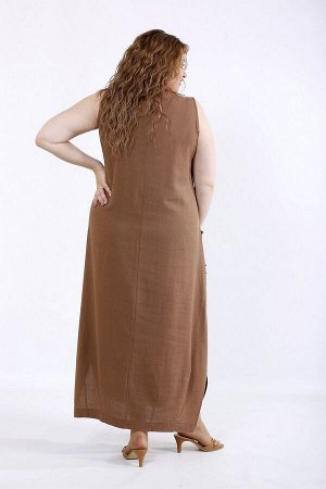 Платье 1202-1 шоколадное
