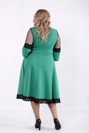 Платье 1056-3 зеленое