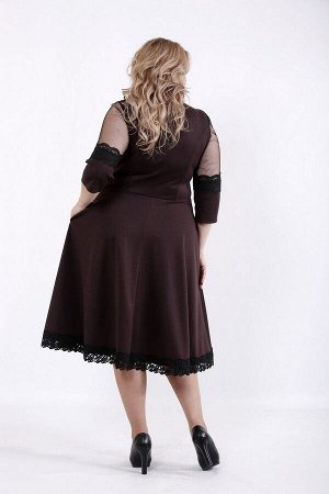 Платье 1056-1 шоколад