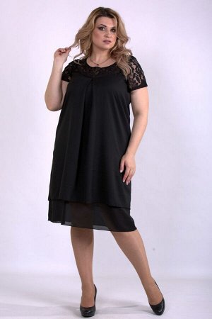 Платье 1158-2 черное