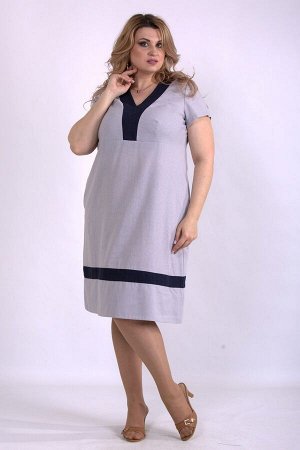 Платье 1155-3 серый