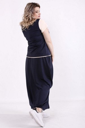 Комплект: юбка и блузка 1490-2 синий