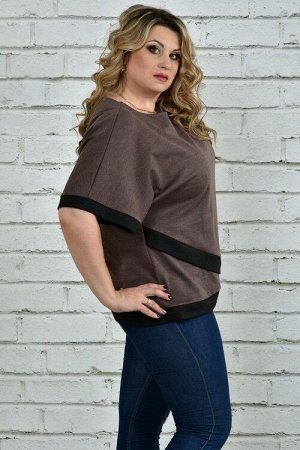 Блуза 0355-2 коричневый