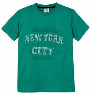 Футболка Tema New York для мальчика Цвет: изумрудный