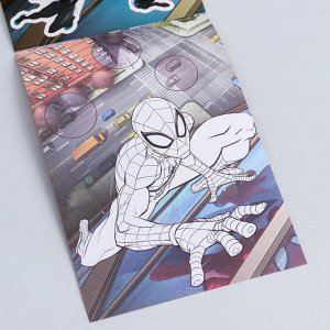 Набор для творчества с наклейкам "Герой", Человек паук