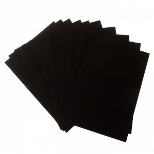 Бумага для пастели набор, А4, deVENTE, 10 листов, 160 г/м?, чёрная, в пакете