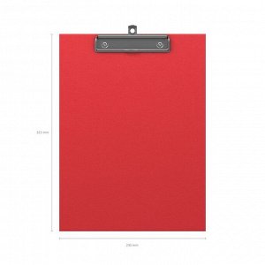 Планшет с зажимом А4, пластиковый Erich Krause Standard, красный