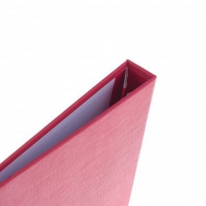 Папка «Курсовая работа» А4 бумвинил, гребешки/сутаж, без бумаги, красная (вместимость до 300 листов)