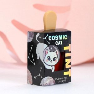 Стойкий тинт для губ на водной основе Cosmic cat, оттенок алый, 4,5 мл
