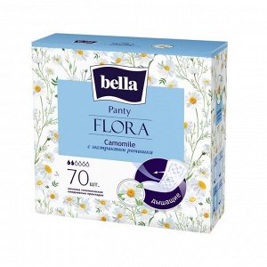 Прокладки женские гигиенические ежедневные bella Panty FLORA Camomile с экстрактом ромашки п