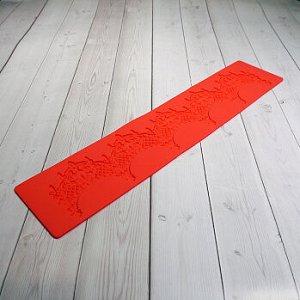 Силиконовый коврик для айсинга "Тибетский узор" 39*8 см
