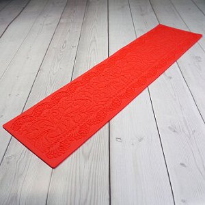 Силиконовый коврик для айсинга "Расписная лента" 39*10 см