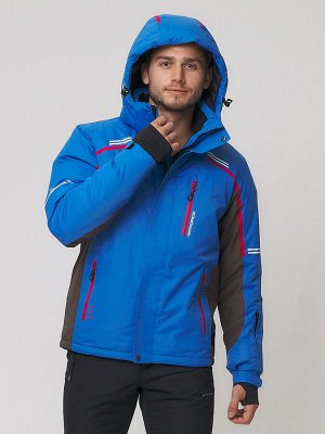 Мужская зимняя горнолыжная куртка MTFORCE голубого цвета 1971Gl