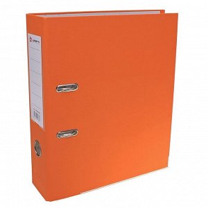 Папка-регистратор А4, 80 мм, PP Lamark, оранжевый, металлический уголок, разобранный