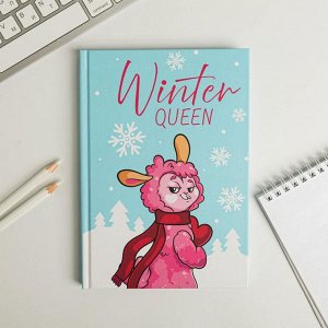 Ежедневник в твердой обложке Winter queen, А5 80 листов