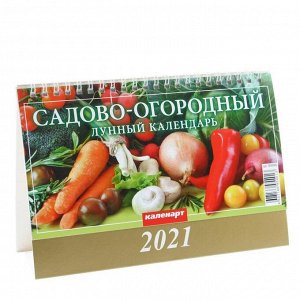 Календарь домик "Садово-огородный лунный" 2021год, 20х14 см