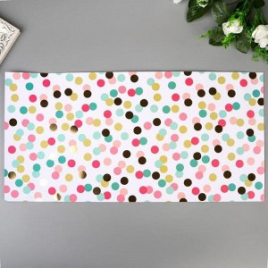 Бумага с фольгированием DCWV "COLOR DOT FOIL" 30.5х61 см