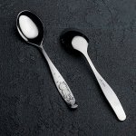 Ложка чайная детская «Антошка», h=14 см, толщина 2 мм