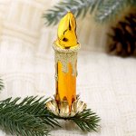 Ёлочная игрушка &quot;Свеча&quot;  микс