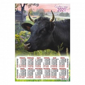 Календарь листовой А3 "Символ года - 2021 - 112"