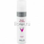 Мицеллярная вода 3 в 1 с экстрактом готу кола ARAVIA