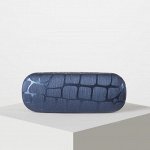 Футляр для очков, отдел на клапане, цвет синий