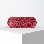 Футляр для очков, отдел на клапане, цвет МИКС