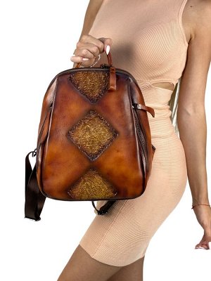 Сумка рюкзак женская. Натуральная кожа
