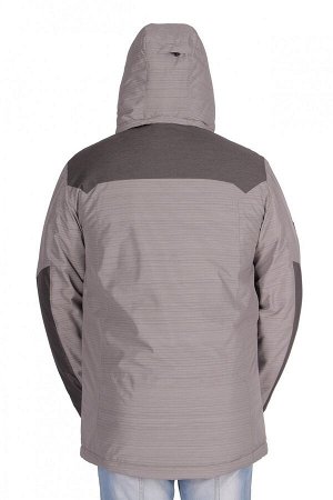 Мужская зимняя классика куртка серого цвета 1629Sr