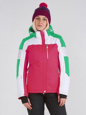Женский зимний костюм горнолыжный розового цвета 019601R