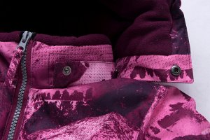 Подростковый для девочки зимний комбинезон фиолетового цвета 8908F