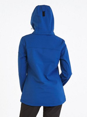 Женский осенний весенний костюм спортивный softshell синего цвета 019077S