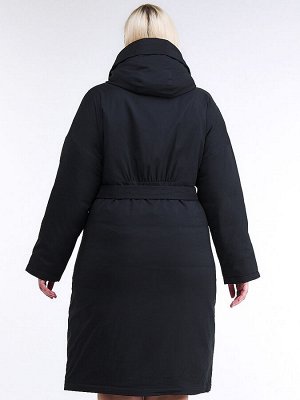 Куртка зимняя женская классическая черного цвета 110-905_701Ch