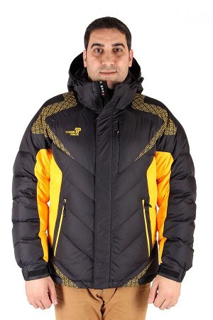 Мужская зимняя спортивная куртка черного цвета 9421Ch
