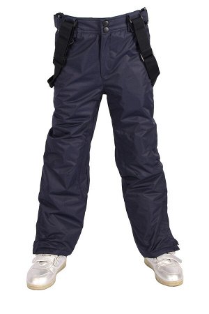 Подростковые для девочки зимние горнолыжные брюки темно-синего цвета 816TS