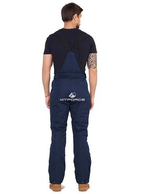 Мужские зимние горнолыжные брюки темно-синего цвета 18005TS