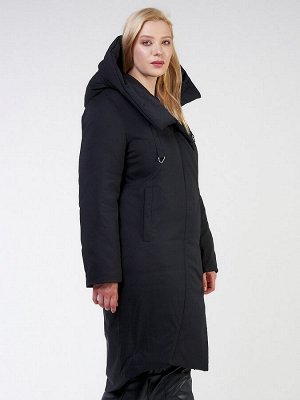 Куртка зимняя женская классическая черного цвета 118-932_701Ch