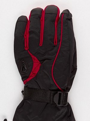 Мужские зимние горнолыжные перчатки красного цвета 975Kr