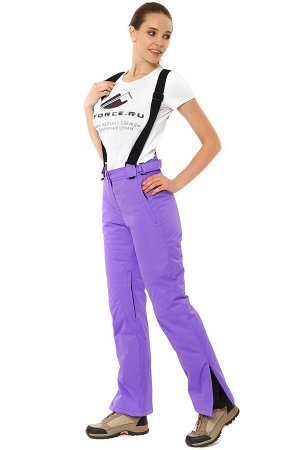 Женские зимние горнолыжные брюки фиолетового цвета 818F
