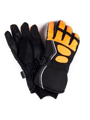 Мужские зимние спортивные перчатки оранжевого цвета 1662O